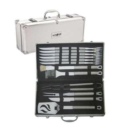 18pc Utensil Set with Aluminum Case - T. Mak's International